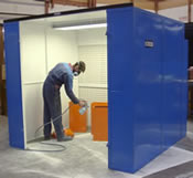 Cabina de pulverizaci&oacute;n de pintura